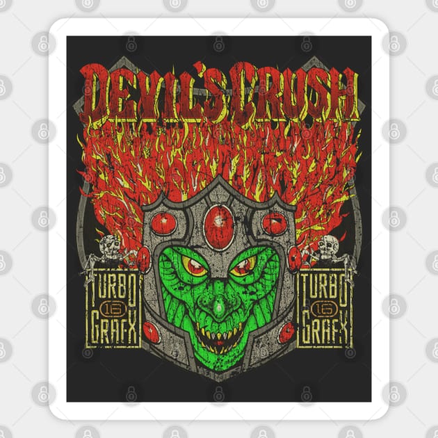 Devil's Crush 1990 Magnet by JCD666